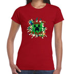Playera Minecraft Save the Slice Algodón Premium #0002624