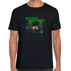 Playera Minecraft Suns Down Zombies Around Algodón Premium #0002625
