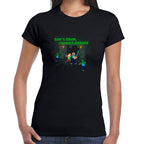 Playera Minecraft Suns Down Zombies Around Algodón Premium #0002625