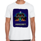 Playera Minecraft Zombie Creepy Mansion Sherpa Blanket Algodón Premium #0002627