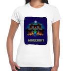 Playera Minecraft Zombie Creepy Mansion Sherpa Blanket Algodón Premium #0002627