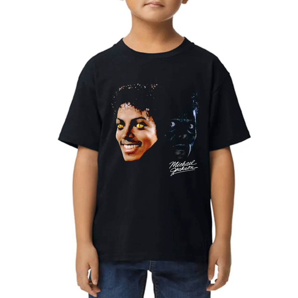 Playera de Niño Michael Jackson Thriller Algodón Premium #0002628