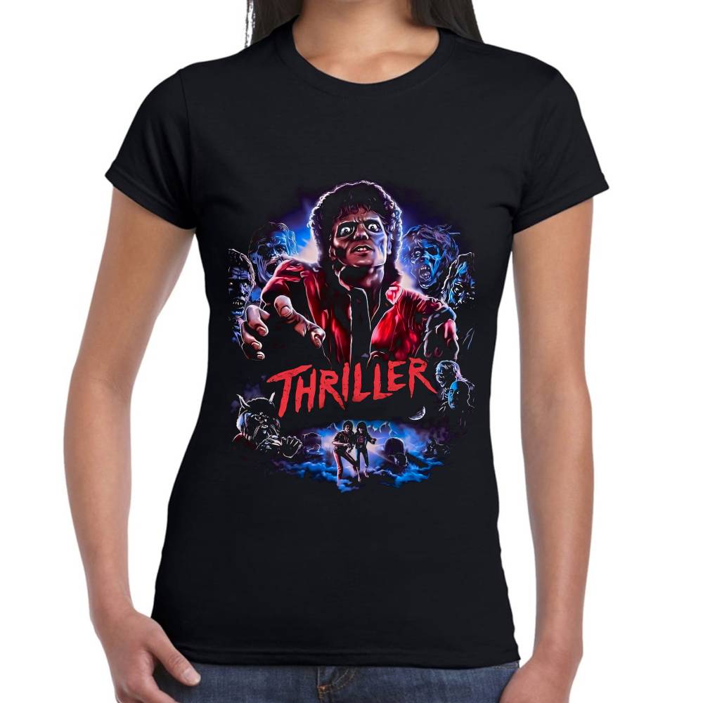 Playera Miichael Jackson Thriller Algodón Premium #0002629