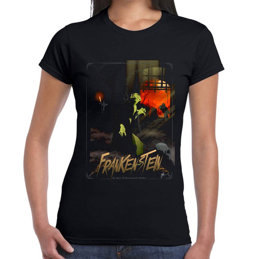 Playera Frankenstein Algodón Premium #0002631