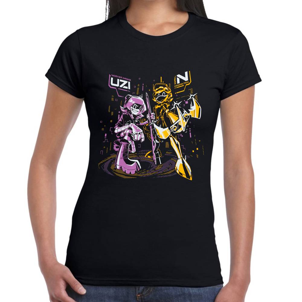 Playera Uzi & N - Iconic Duo Murder Drones #0002632 Imagen secundaria del producto