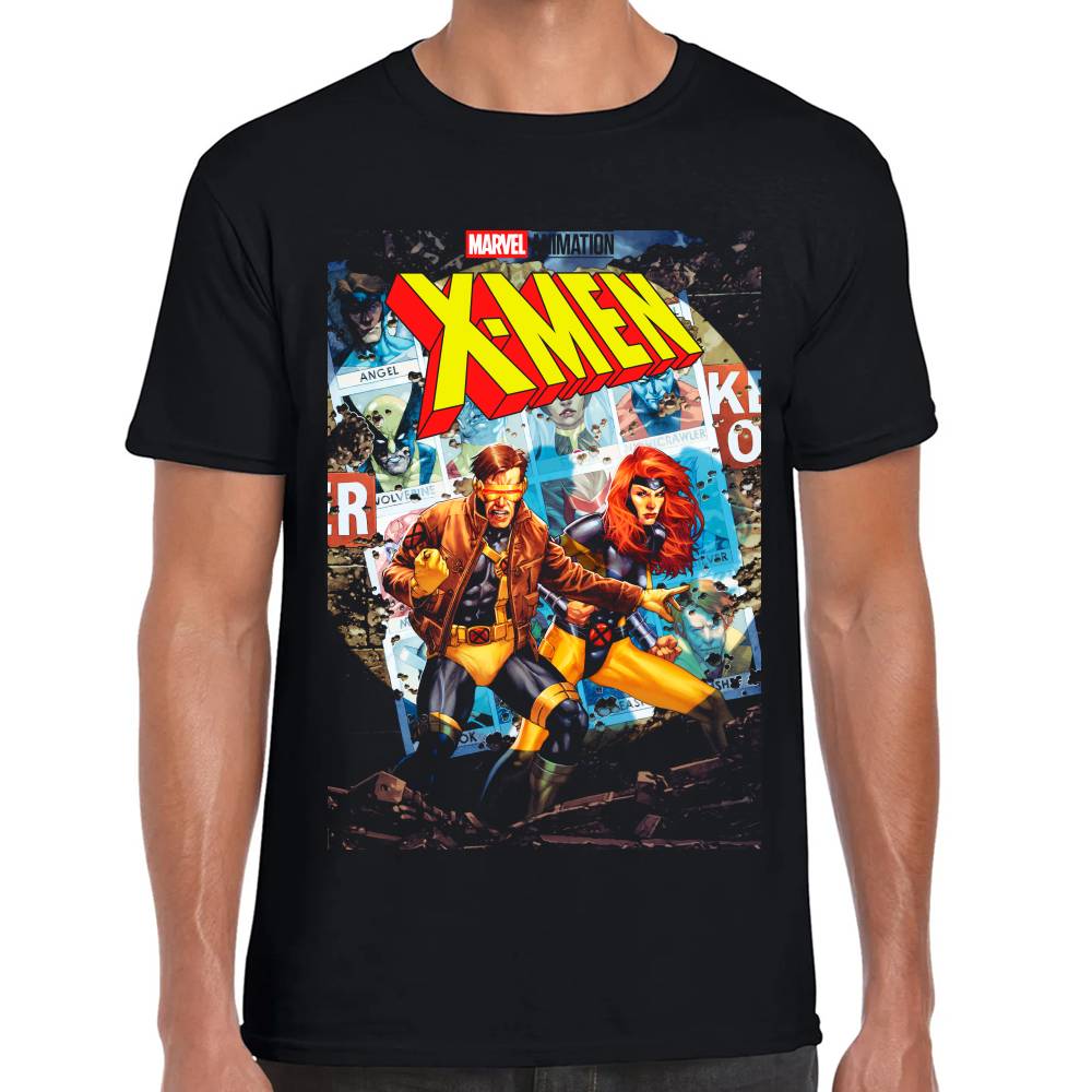 Playera Cyclops & Rogue X-Men Marvel Algodón Premium #0002634