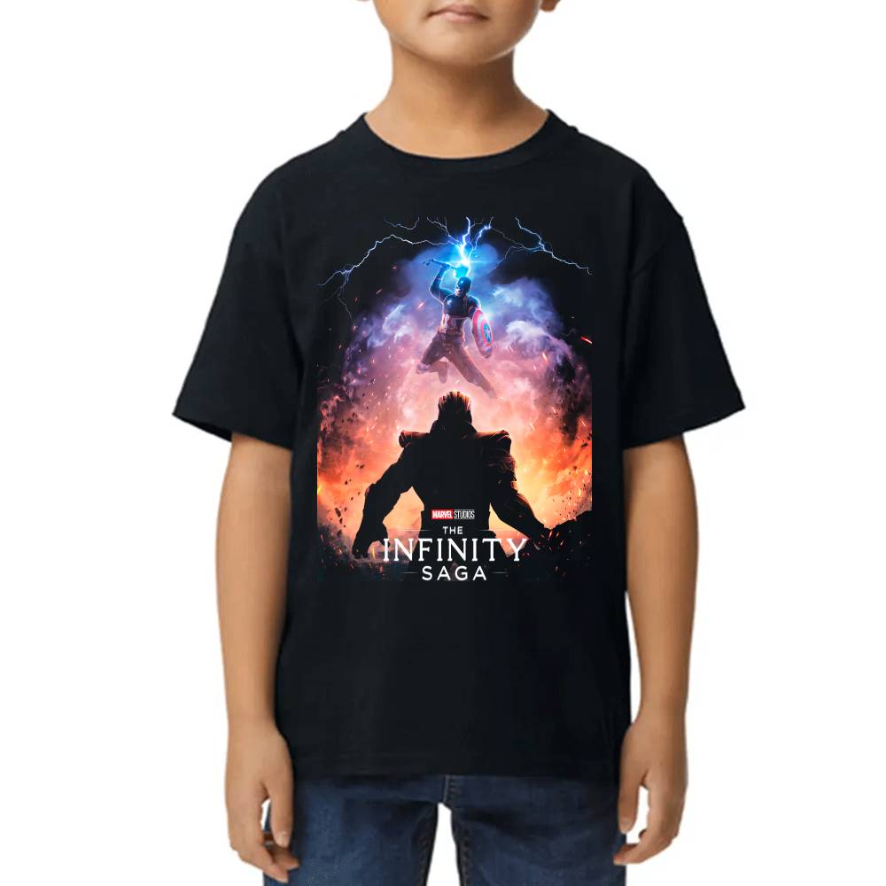 Playera de Niño Capitan America Worthy Marvel #0002637 Imagen principal del producto
