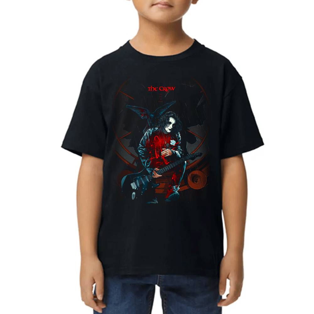 Playera de Niño The Crow Real Love Is Forever Algodón Premium #0002644