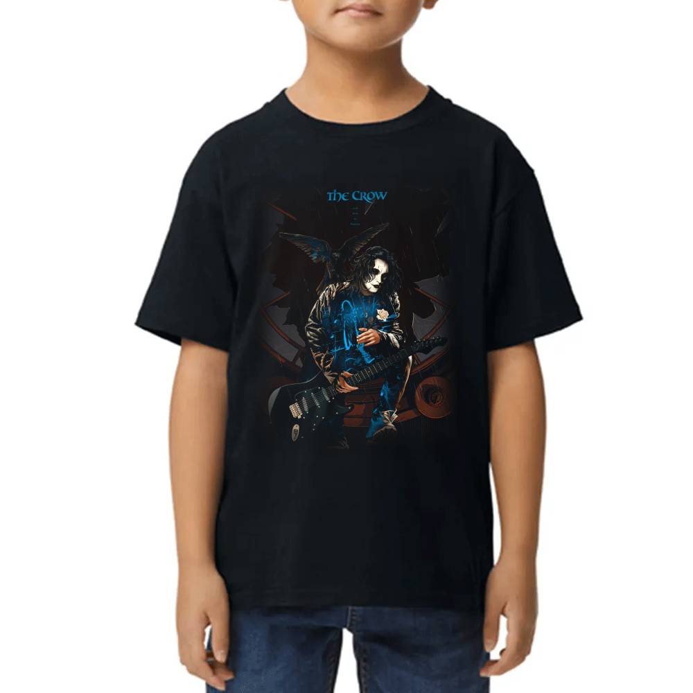 Playera de Niño The Crow Real Love Is Forever Variant Minimo Algodón Premium #0002646