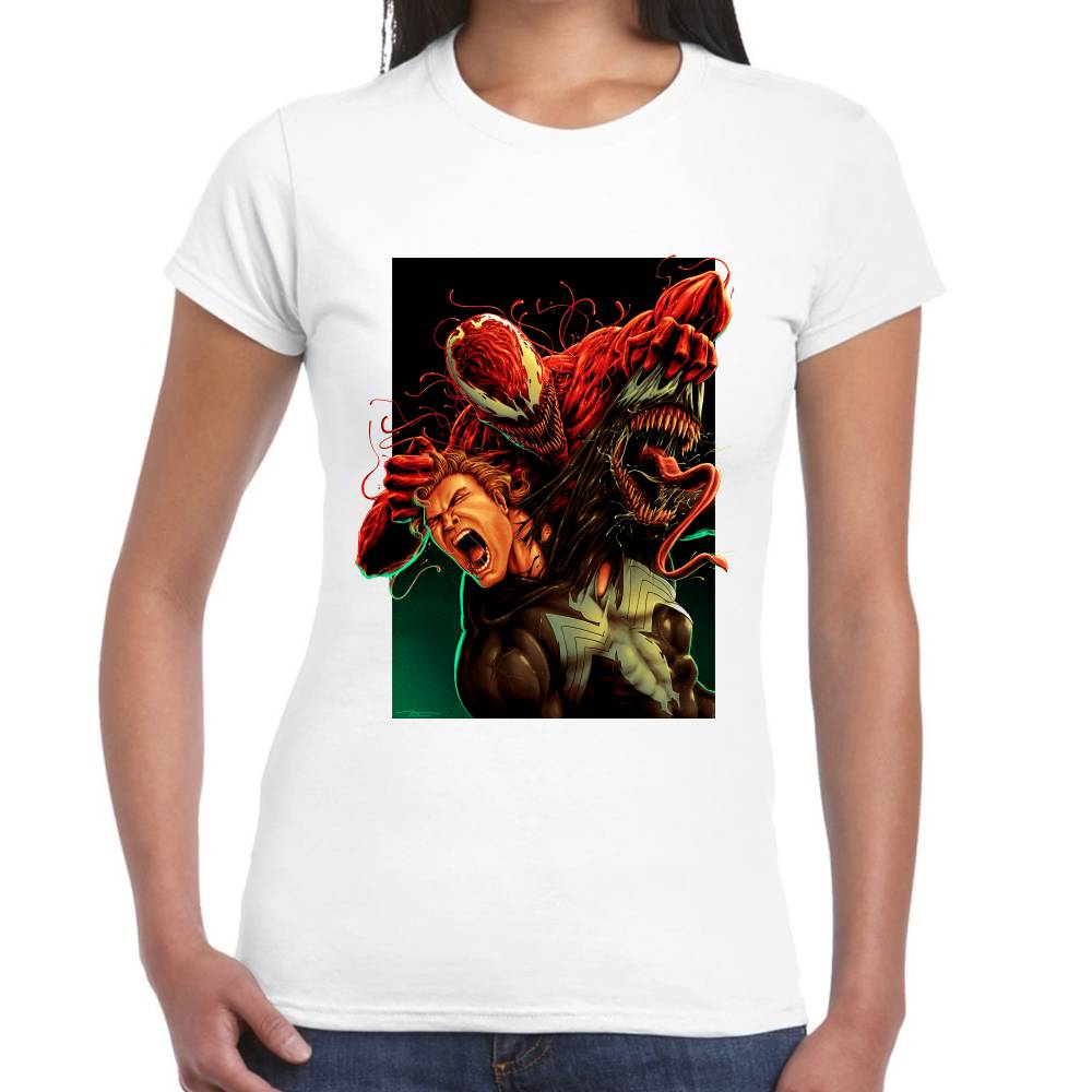 Playera Venom vs Carnage Unleashed Algodón Premium #0002649