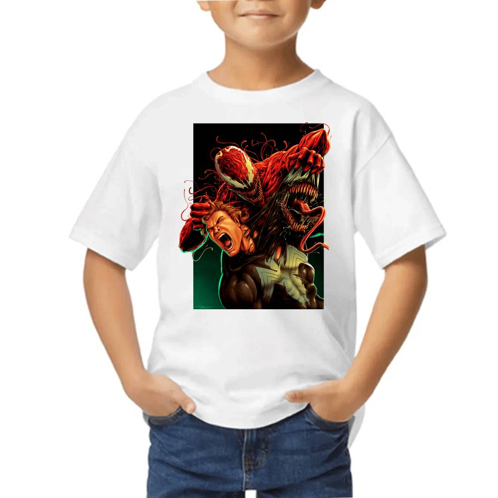 Playera de Niño Venom vs Carnage Unleashed Algodón Premium #0002649