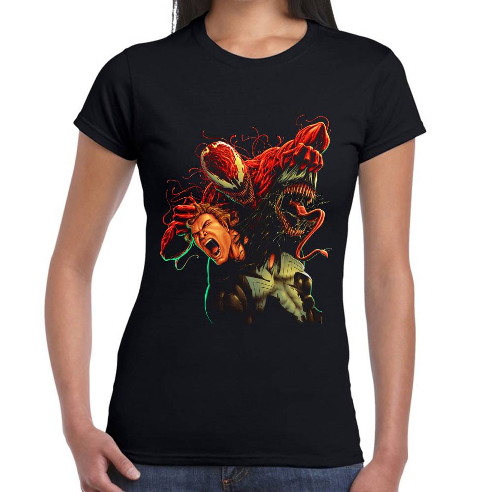 Playera Venom vs Carnage Unleashed Algodón Premium #0002649