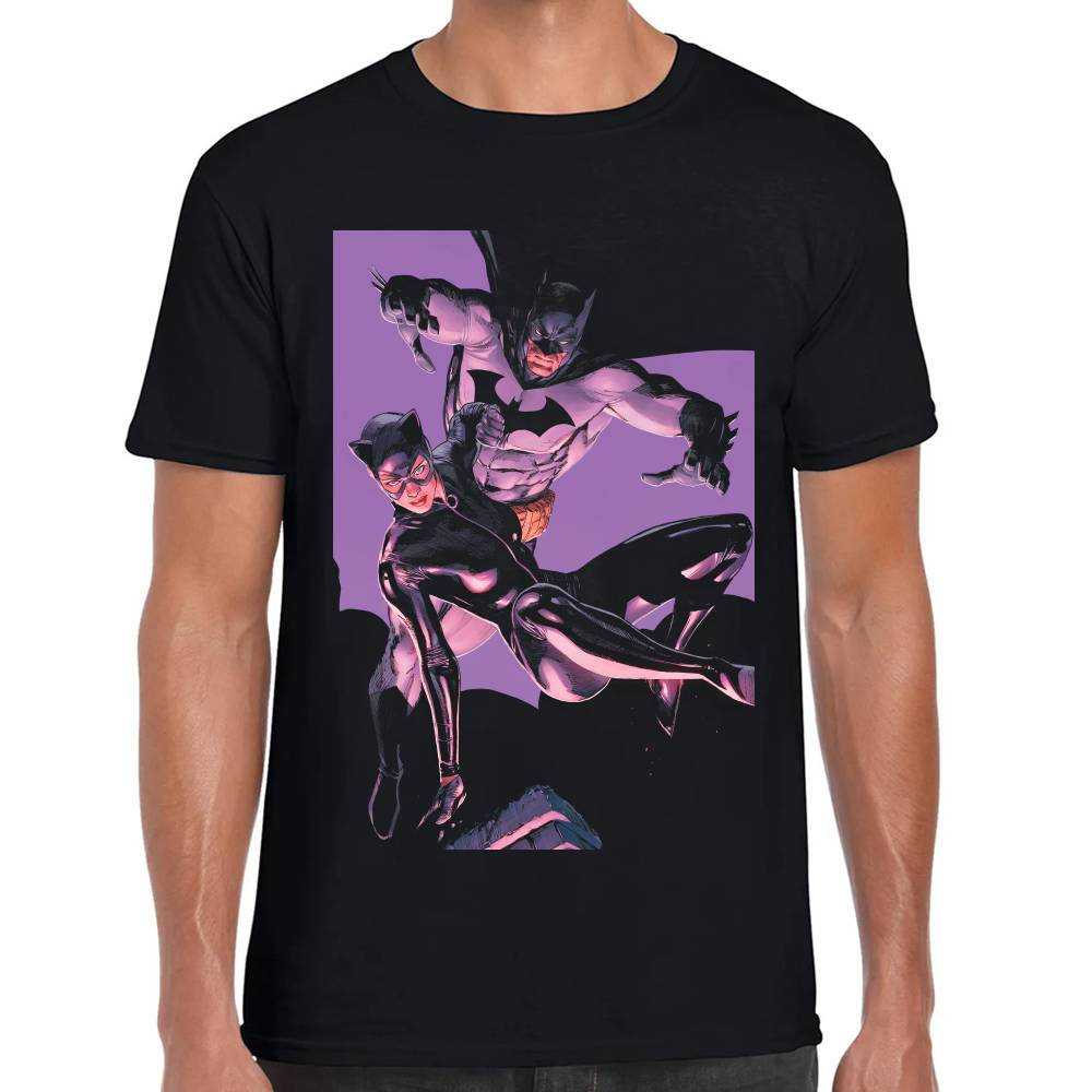 Playera Batman The Bat and The Cat Algodón Premium #0002650 Imagen principal del producto