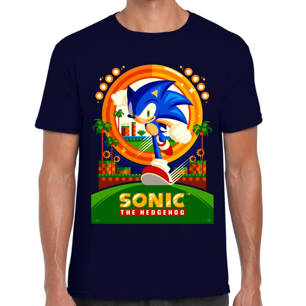 Playera Sonic The Hedgehog Algodón Premium #0002651