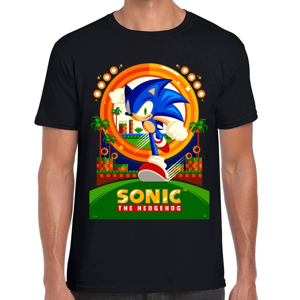 Playera Sonic The Hedgehog Algodón Premium #0002651