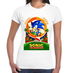 Playera Sonic The Hedgehog Algodón Premium #0002651