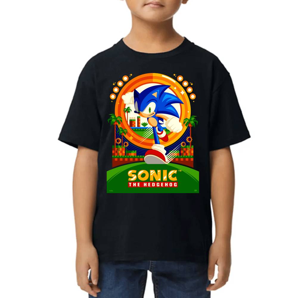 Playera de Niño Sonic The Hedgehog Algodón Premium #0002651