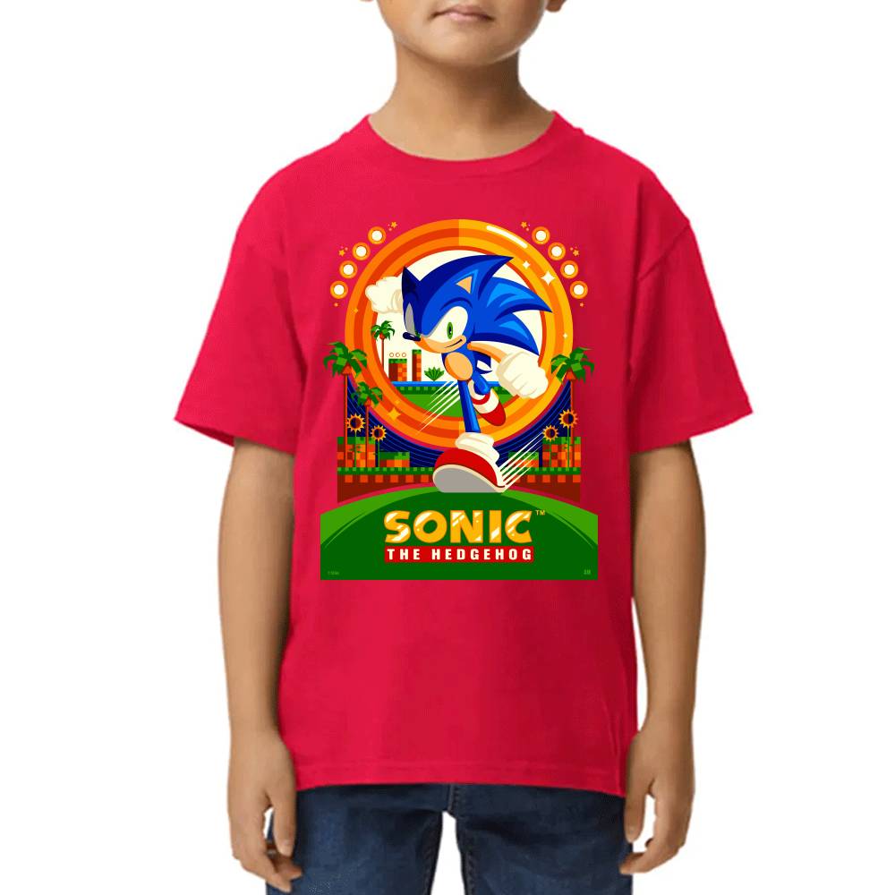 Playera de Niño Sonic The Hedgehog Algodón Premium #0002651
