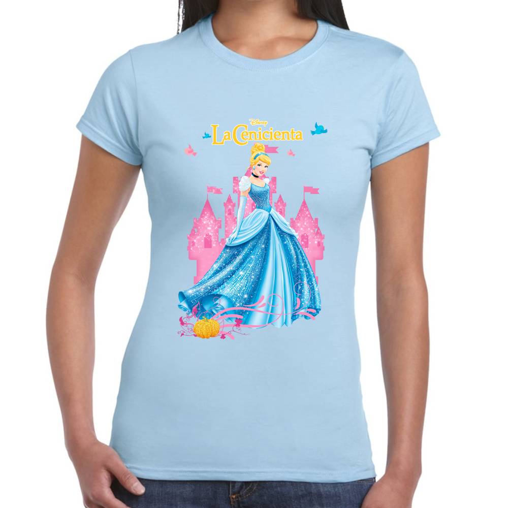 Playera La Cenicienta Algodón Premium #0002657