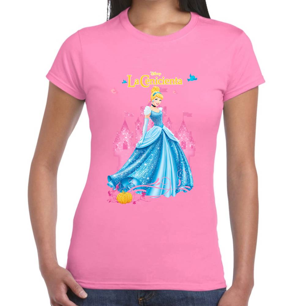 Playera La Cenicienta Algodón Premium #0002657