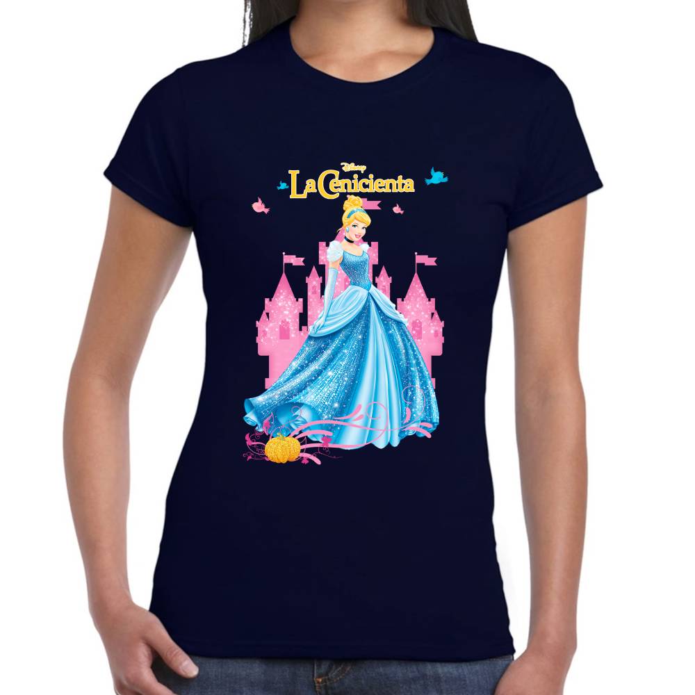 Playera La Cenicienta Algodón Premium #0002657