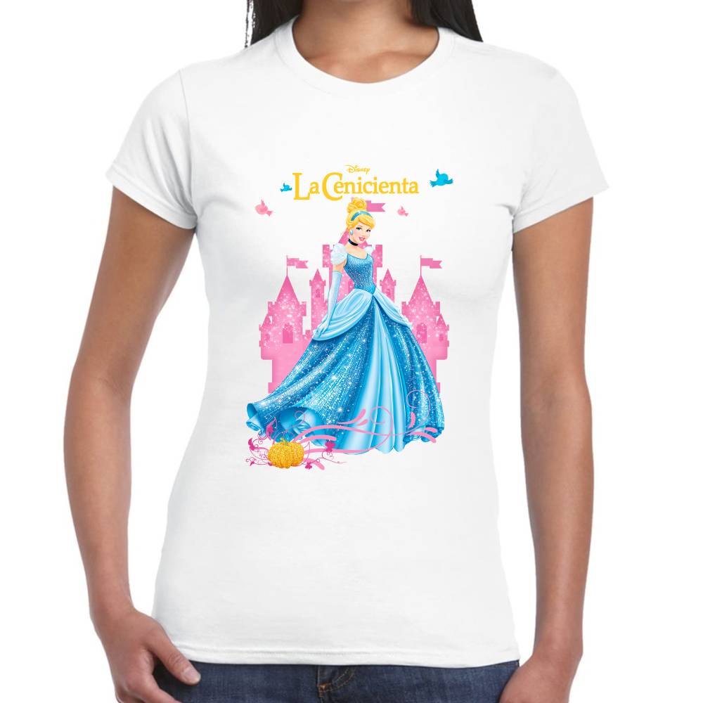 Playera La Cenicienta Algodón Premium #0002657