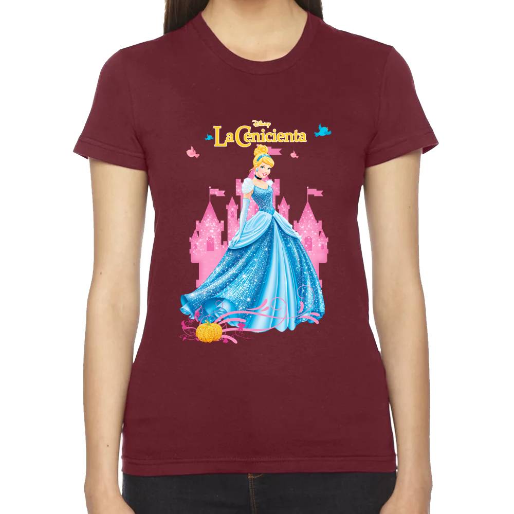 Playera La Cenicienta Algodón Premium #0002657