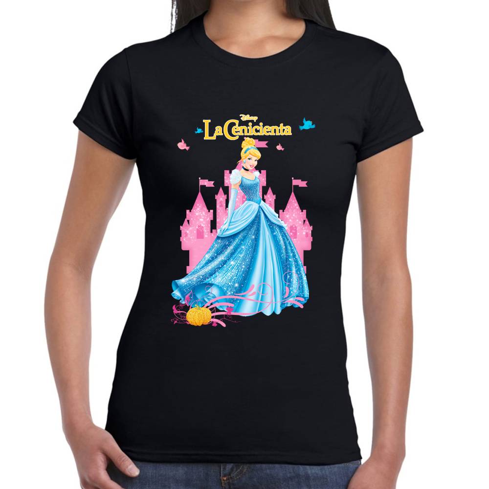 Playera La Cenicienta Algodón Premium #0002657