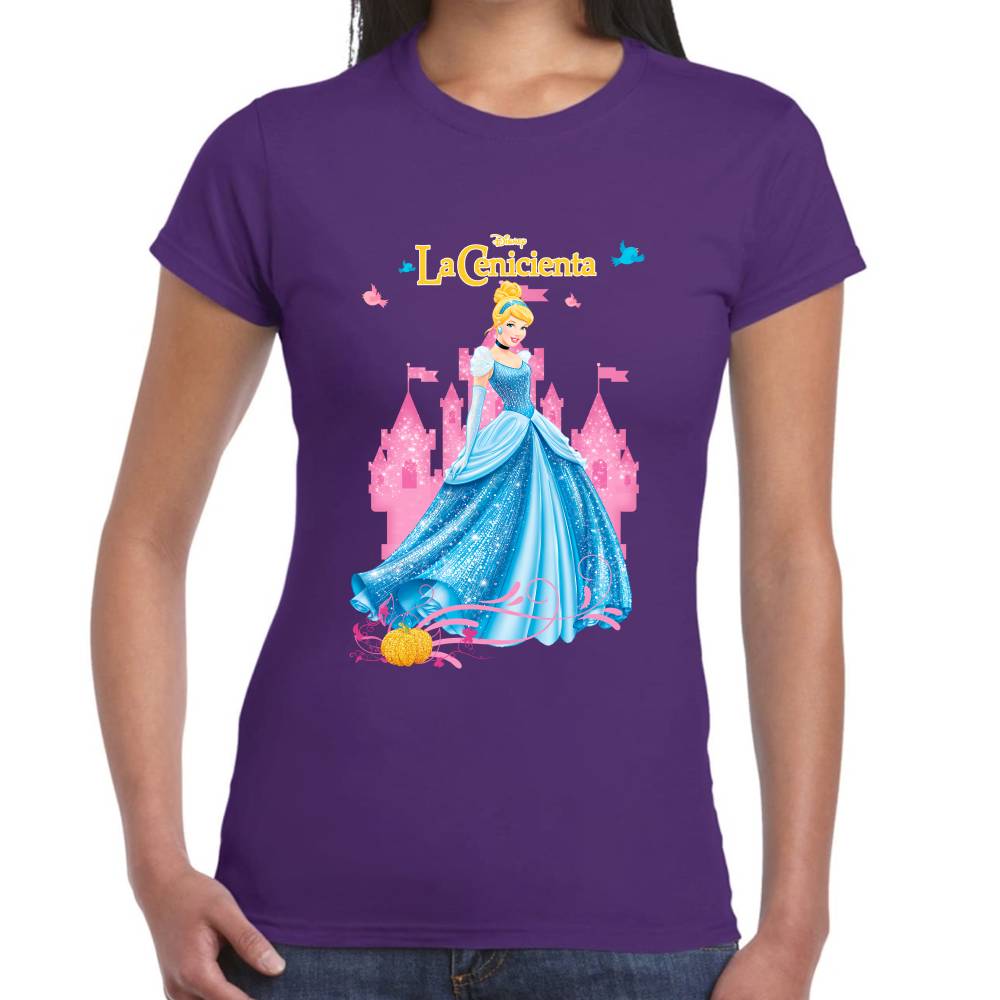 Playera La Cenicienta Algodón Premium #0002657