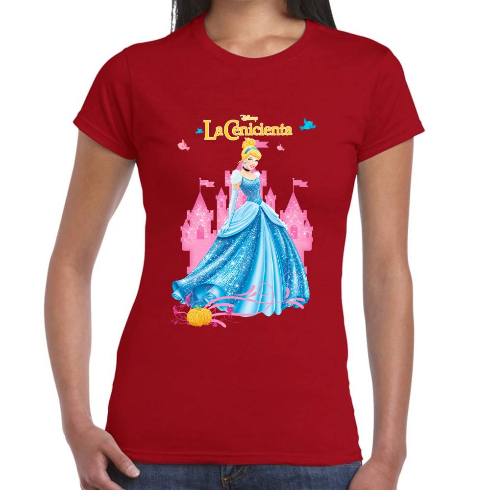 Playera La Cenicienta Algodón Premium #0002657