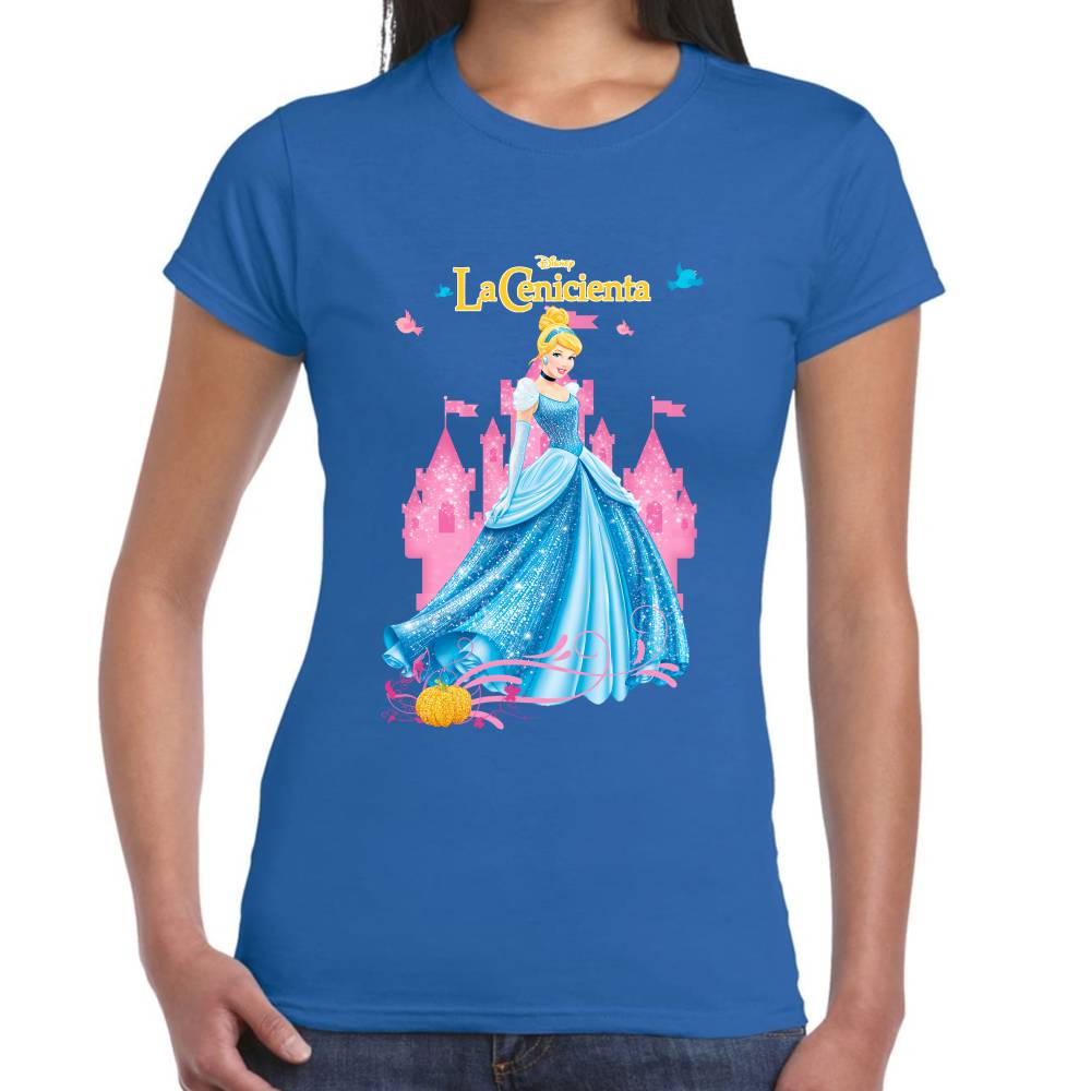 Playera La Cenicienta Algodón Premium #0002657