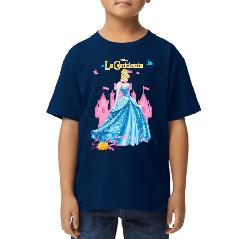 Playera de Niño La Cenicienta Algodón Premium #0002657