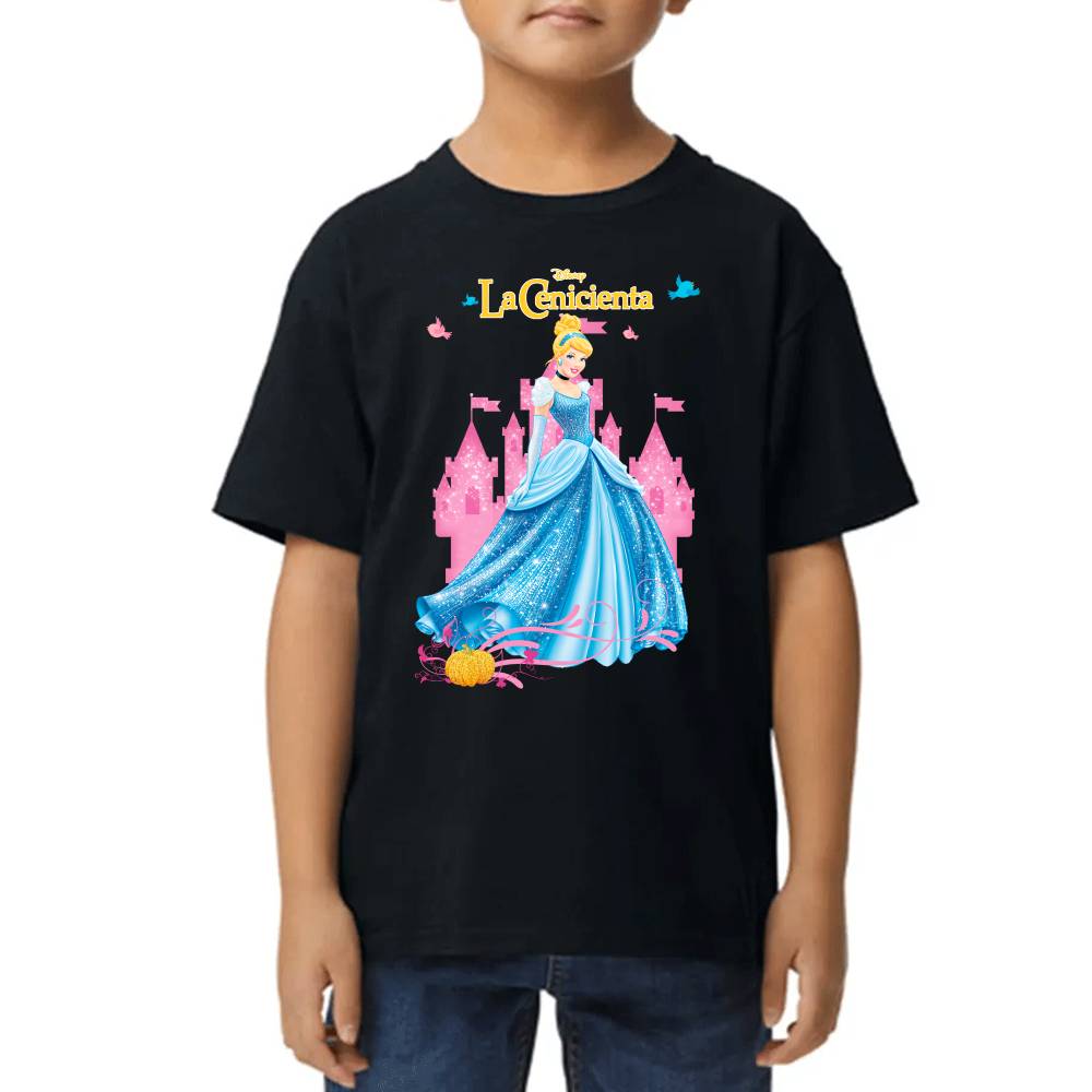 Playera de Niño La Cenicienta Algodón Premium #0002657