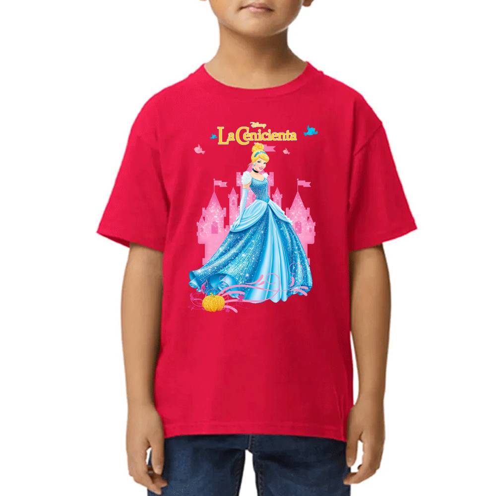 Playera de Niño La Cenicienta Algodón Premium #0002657