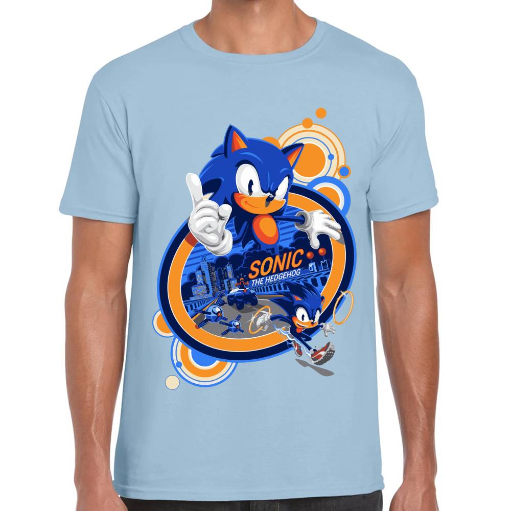 Playera Sonic The Hedgehog Algodón Premium #0002658