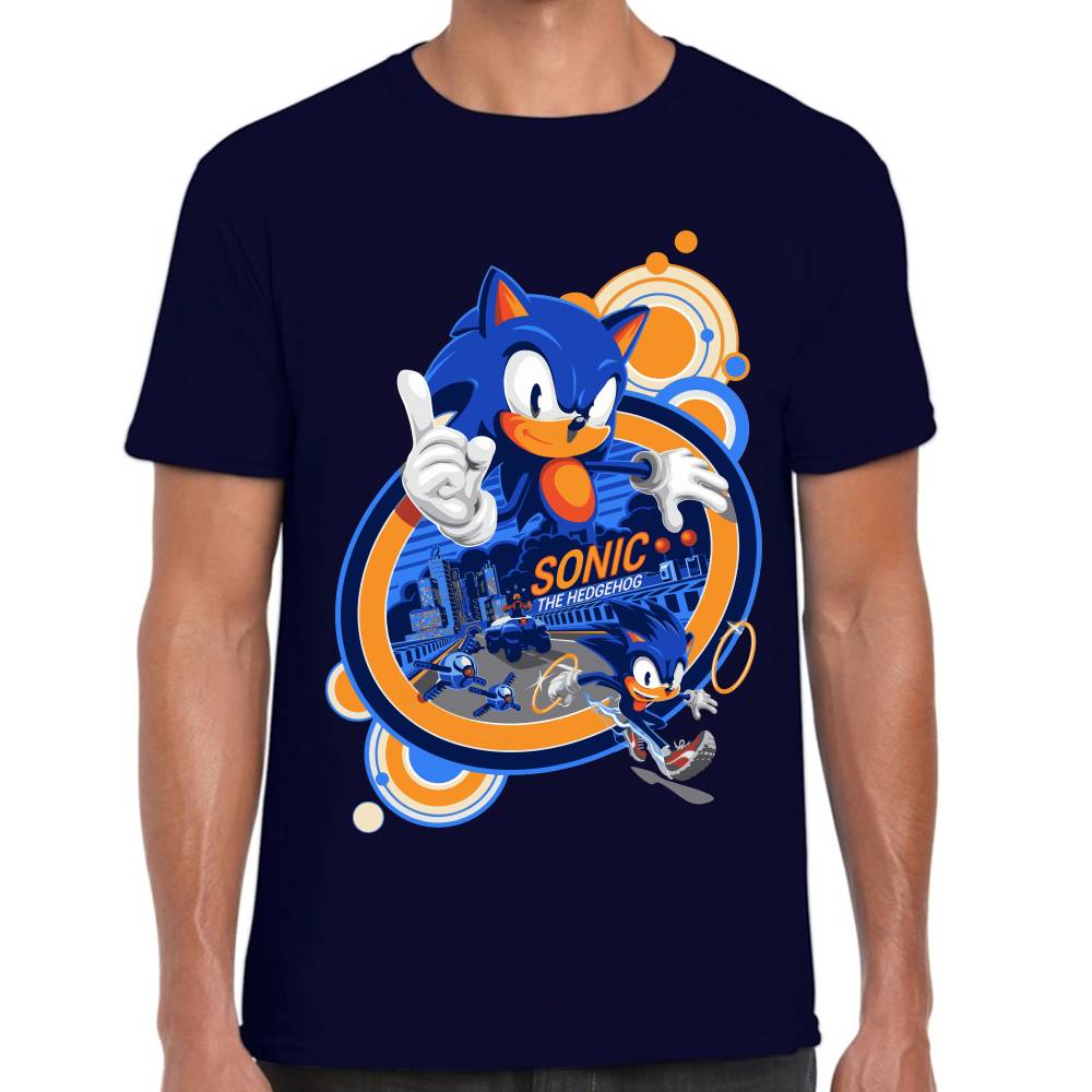 Playera Sonic The Hedgehog Algodón Premium #0002658