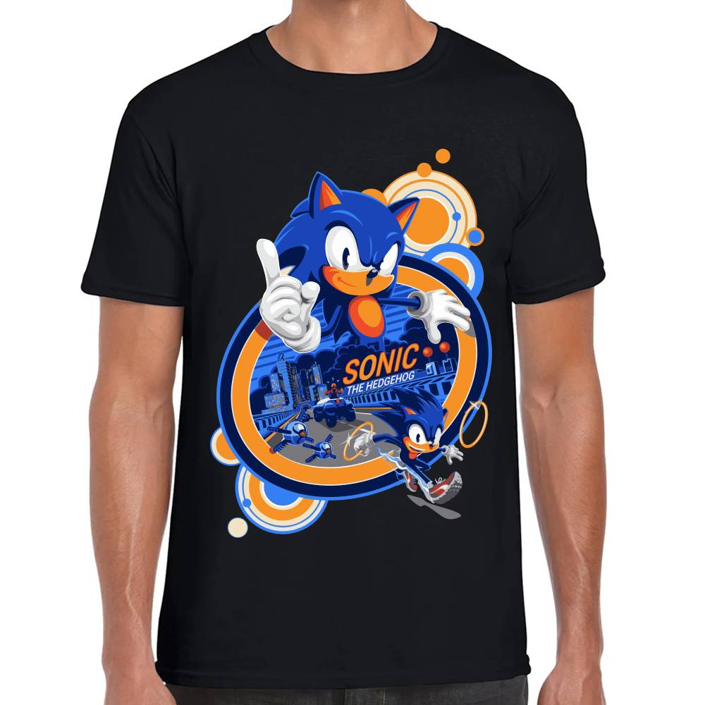 Playera Sonic The Hedgehog Algodón Premium #0002658
