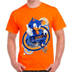 Playera Sonic The Hedgehog Algodón Premium #0002658