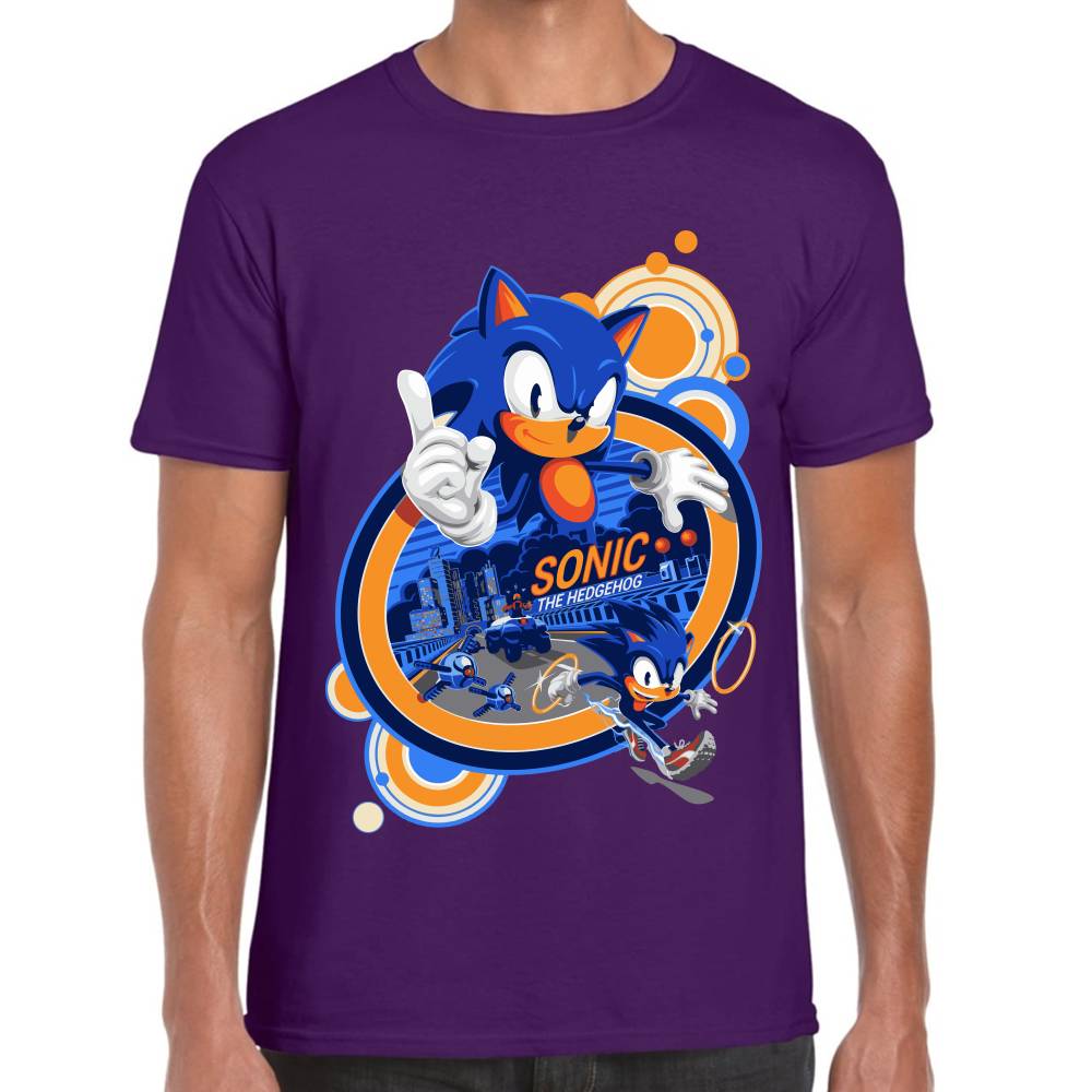 Playera Sonic The Hedgehog Algodón Premium #0002658