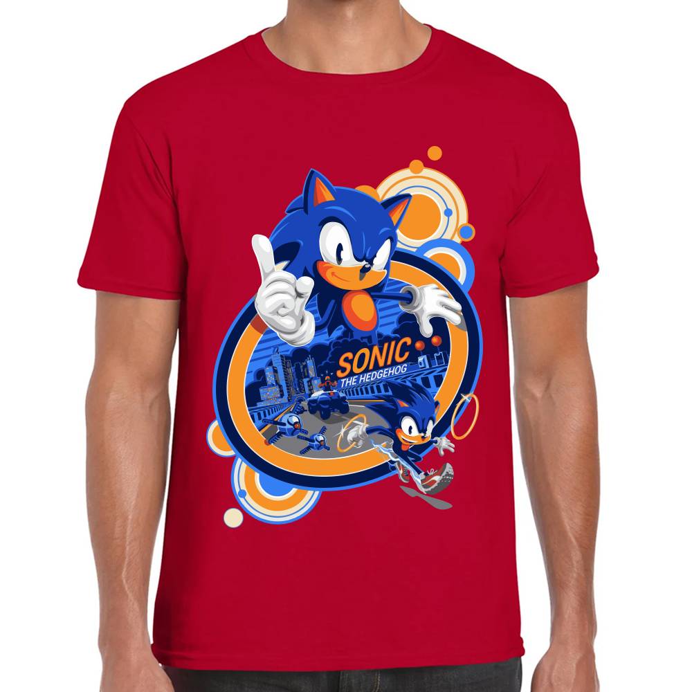 Playera Sonic The Hedgehog Algodón Premium #0002658
