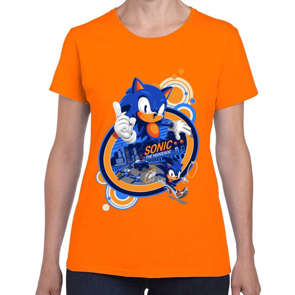 Playera Sonic The Hedgehog Algodón Premium #0002658