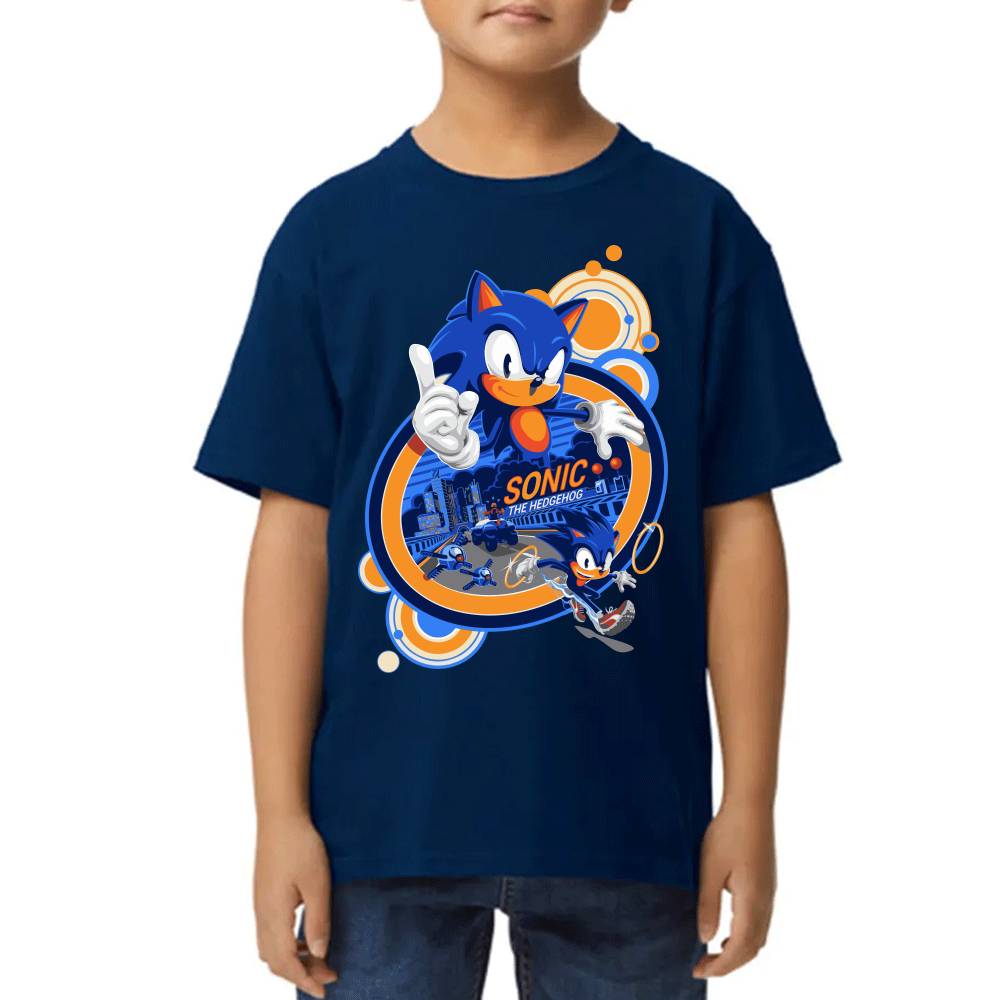 Playera Sonic The Hedgehog Algodón Premium #0002658