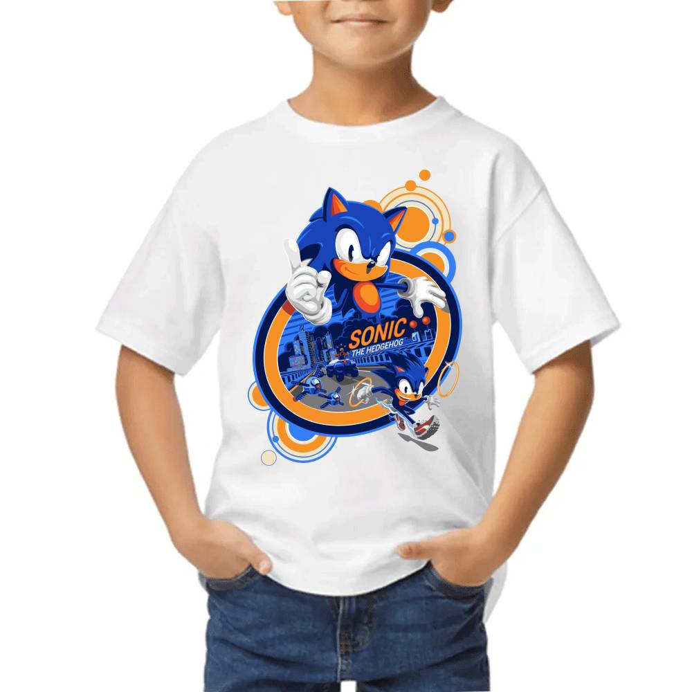 Playera Sonic The Hedgehog Algodón Premium #0002658