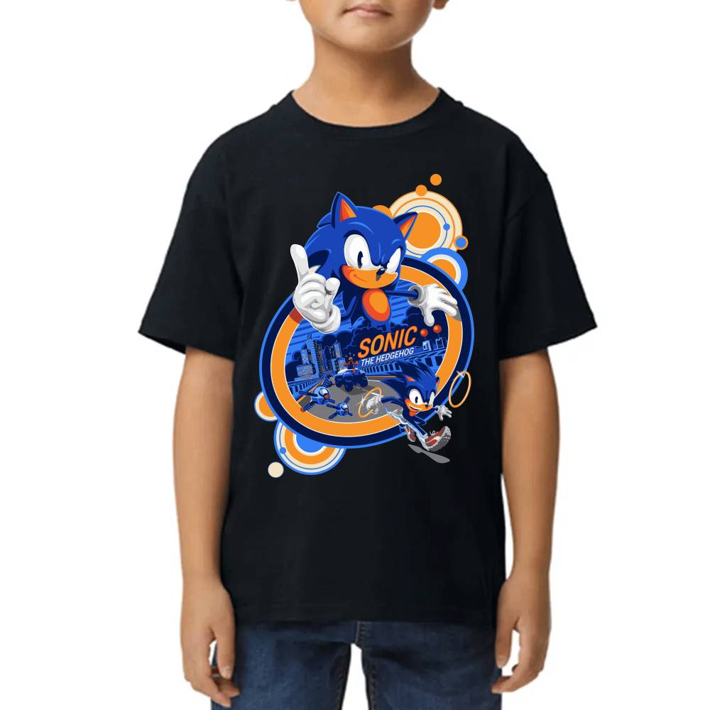 Playera Sonic The Hedgehog Algodón Premium #0002658