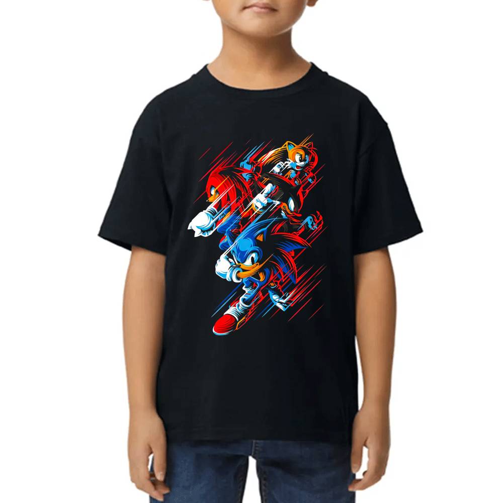 Playera de Niño Sonic Algodón Premium #0002659