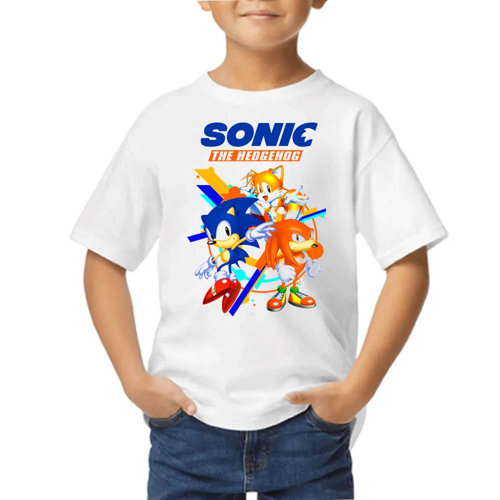 Playera de Niño Sonic Algodón Premium #0002660