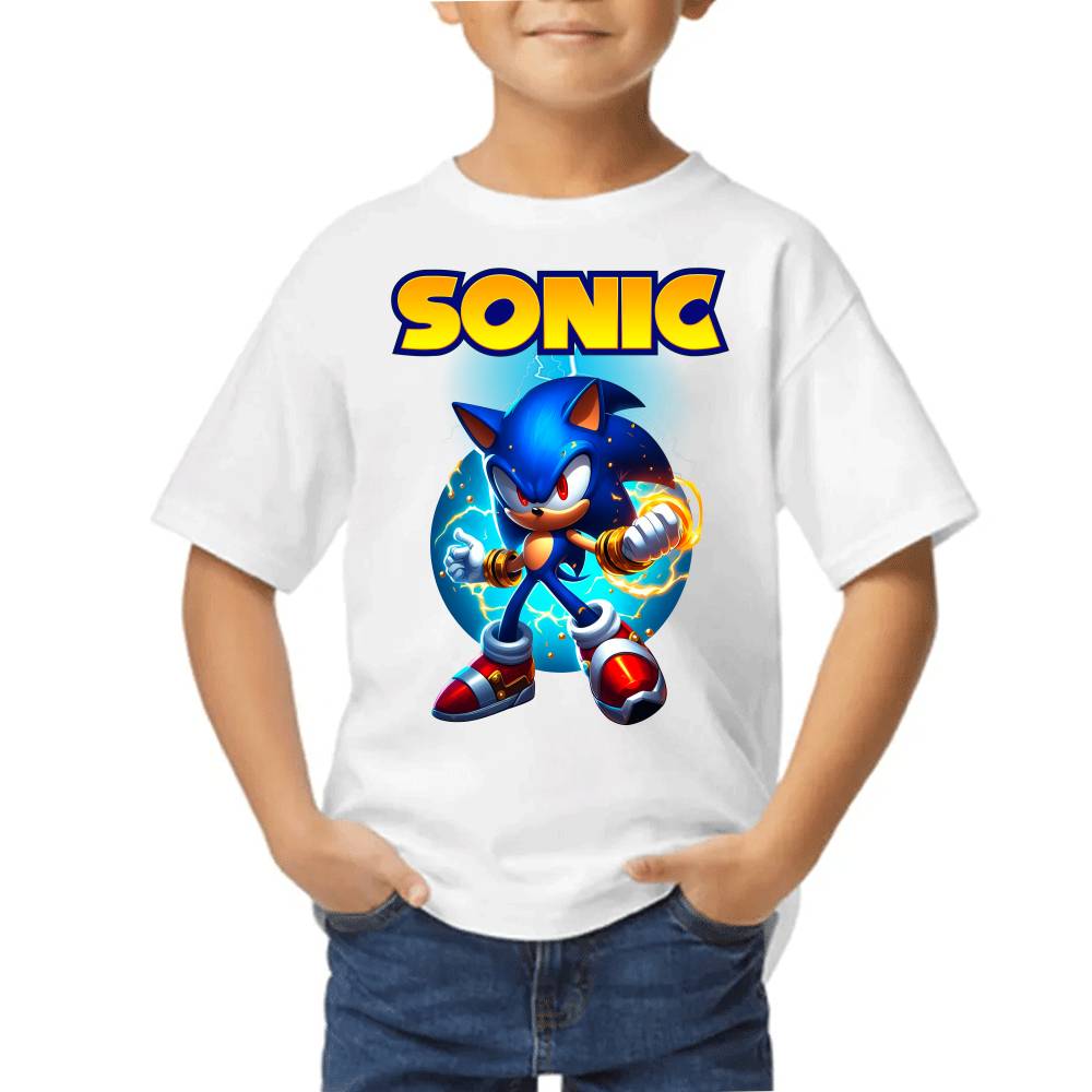 Playera de Niño Sonic Algodón Premium #0002661