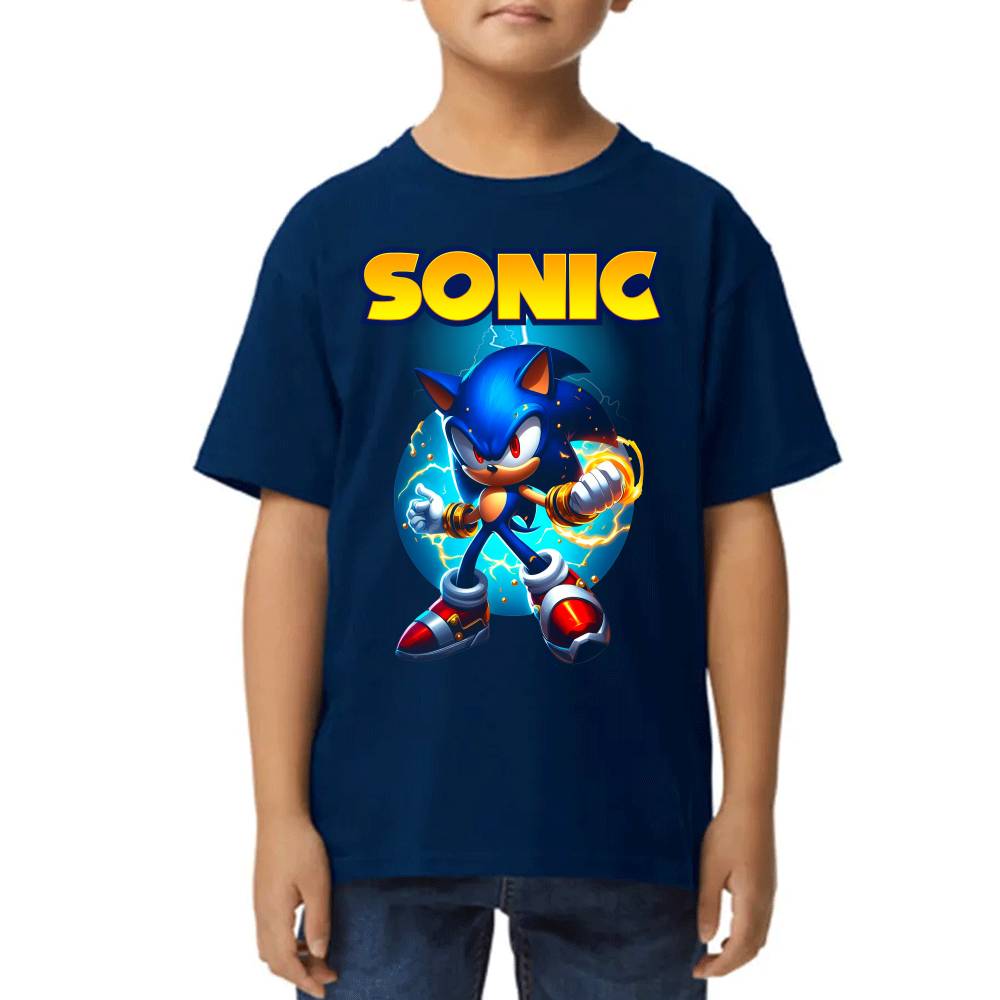 Playera de Niño Sonic Algodón Premium #0002661