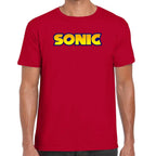 Playera Sonic Logo Algodón Premium #0002662
