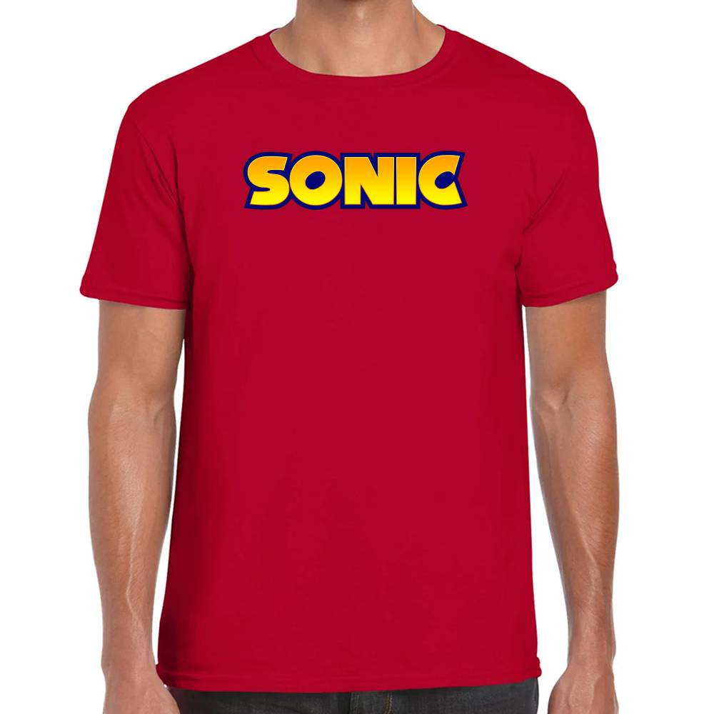 Playera Sonic Logo Algodón Premium #0002662